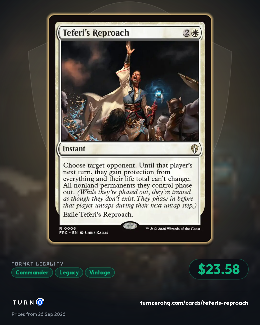Shareable picture of Teferi's Reproach