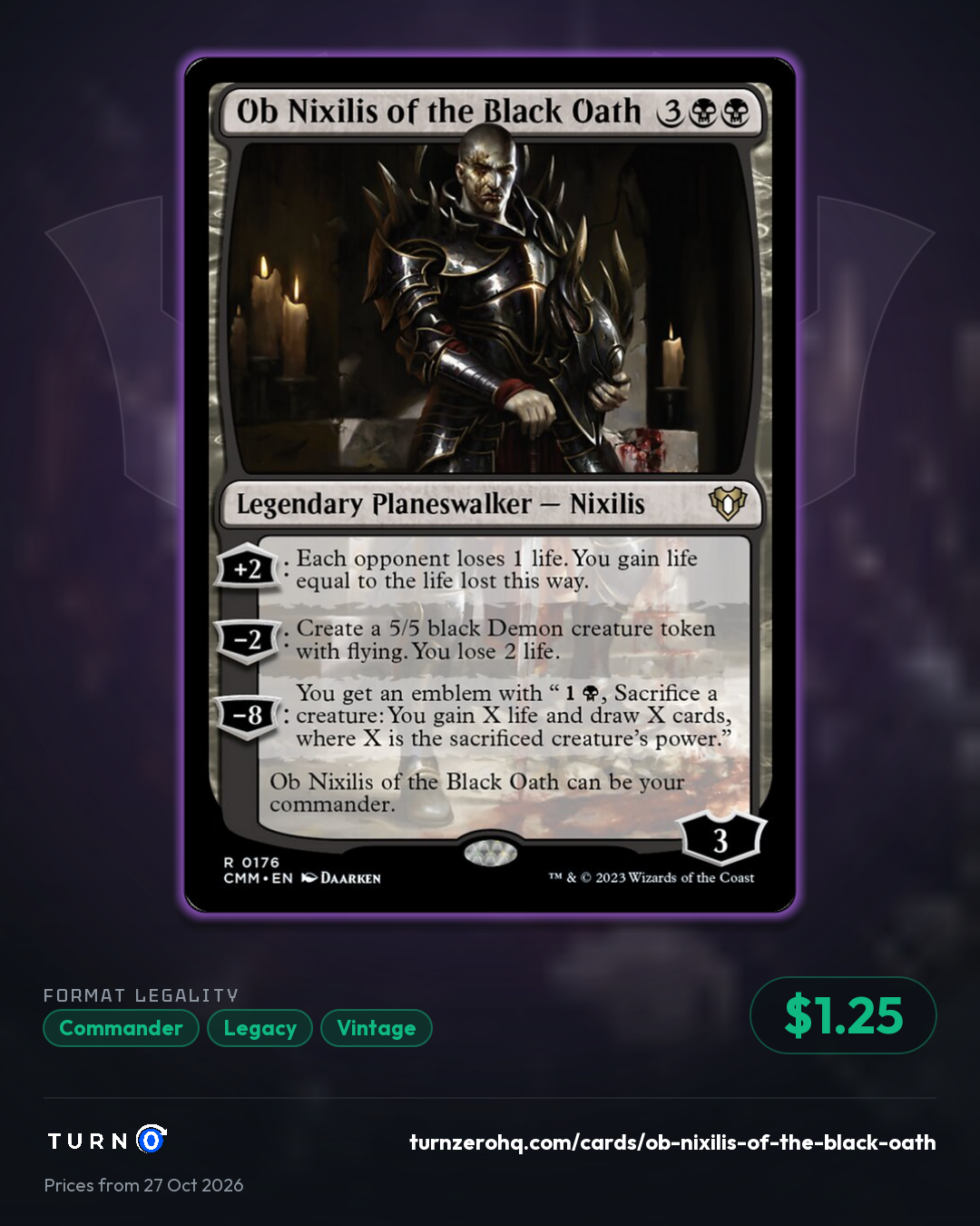 Shareable picture of Ob Nixilis of the Black Oath