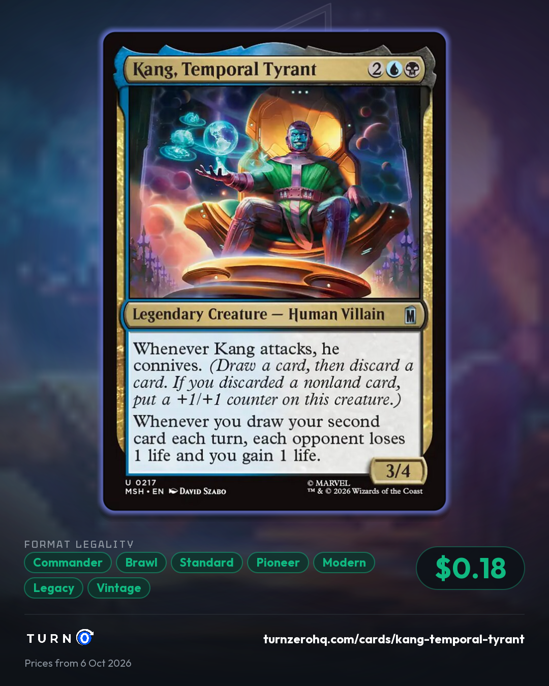 Shareable picture of Kang, Temporal Tyrant