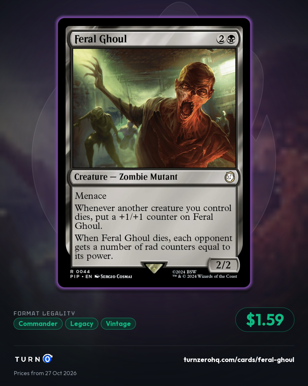 Shareable picture of Feral Ghoul