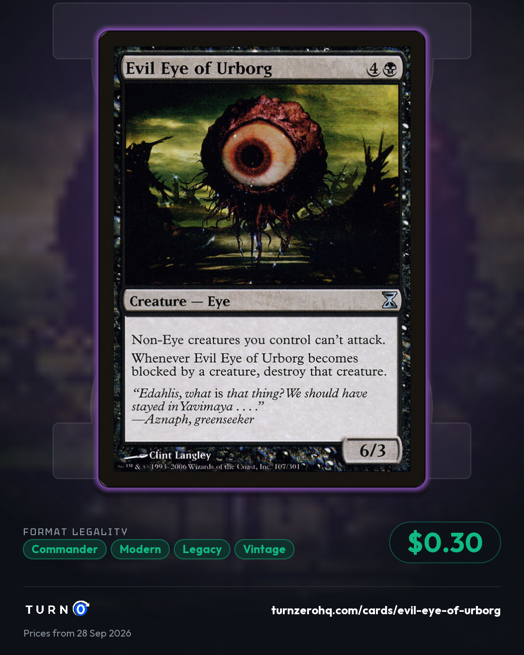 Shareable picture of Evil Eye of Urborg