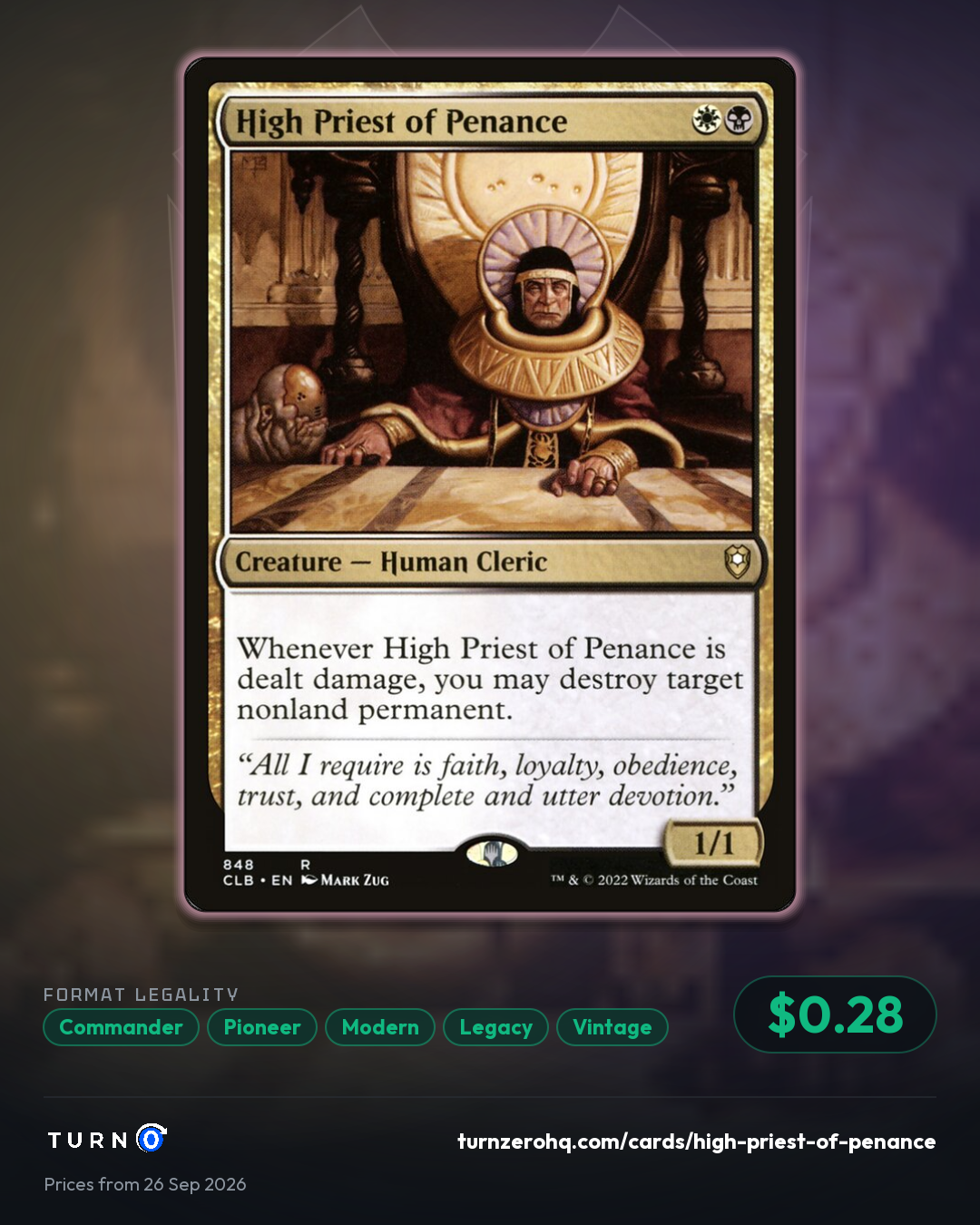 Shareable picture of High Priest of Penance