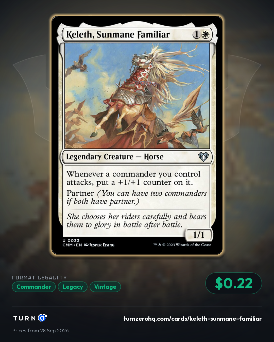 Shareable picture of Keleth, Sunmane Familiar