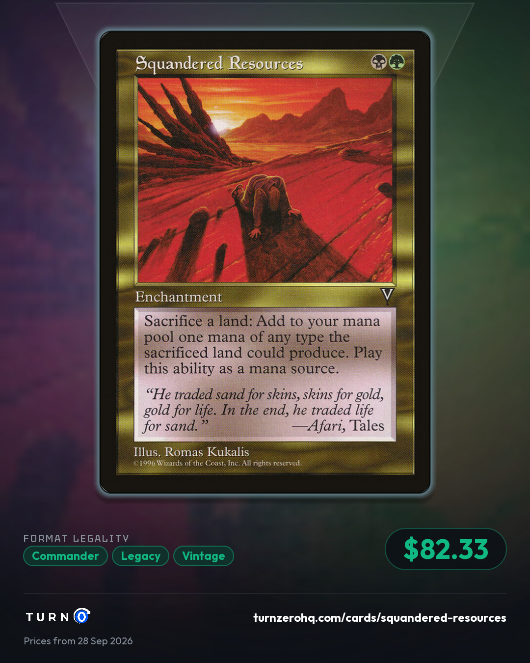 Shareable picture of Squandered Resources