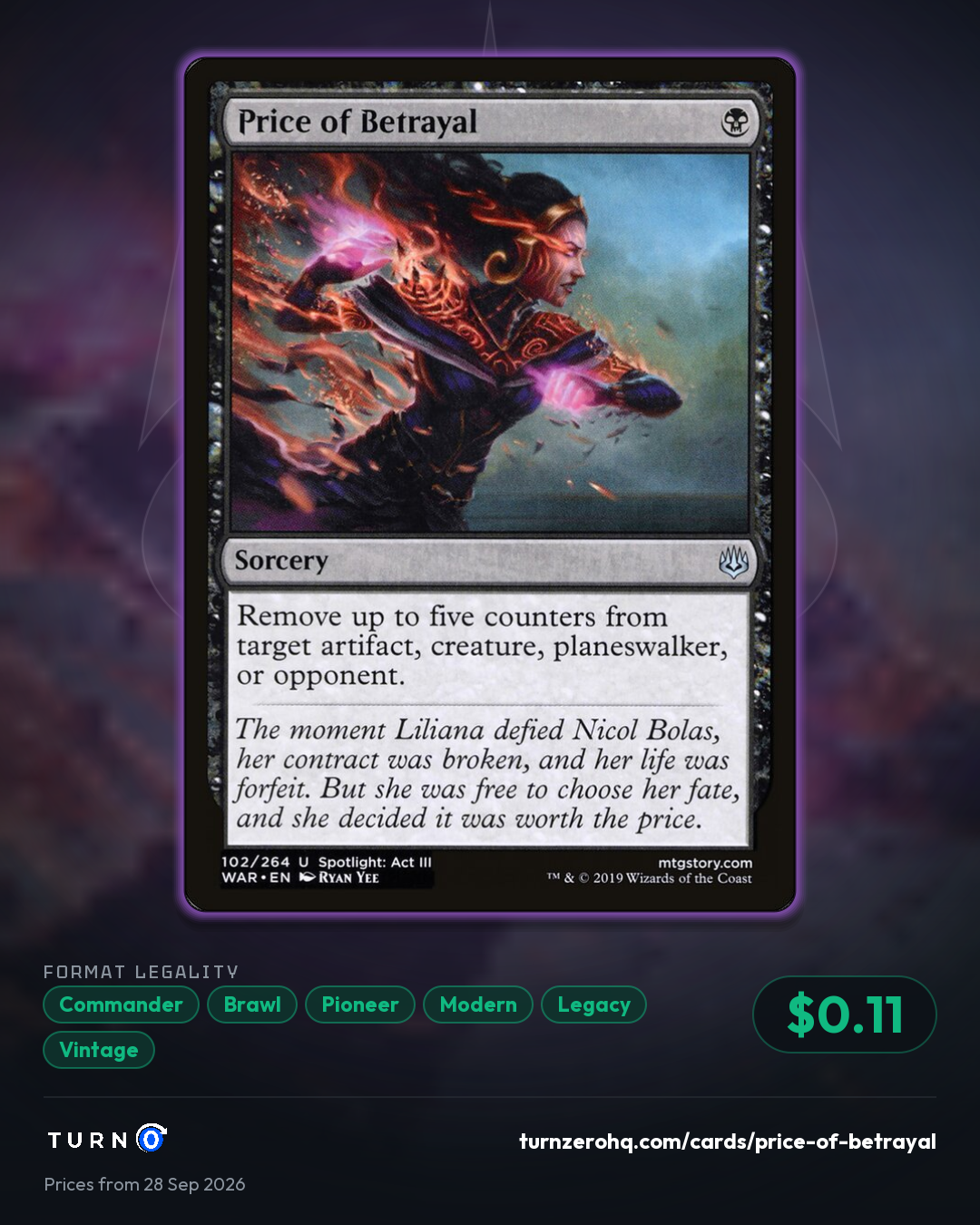 Shareable picture of Price of Betrayal