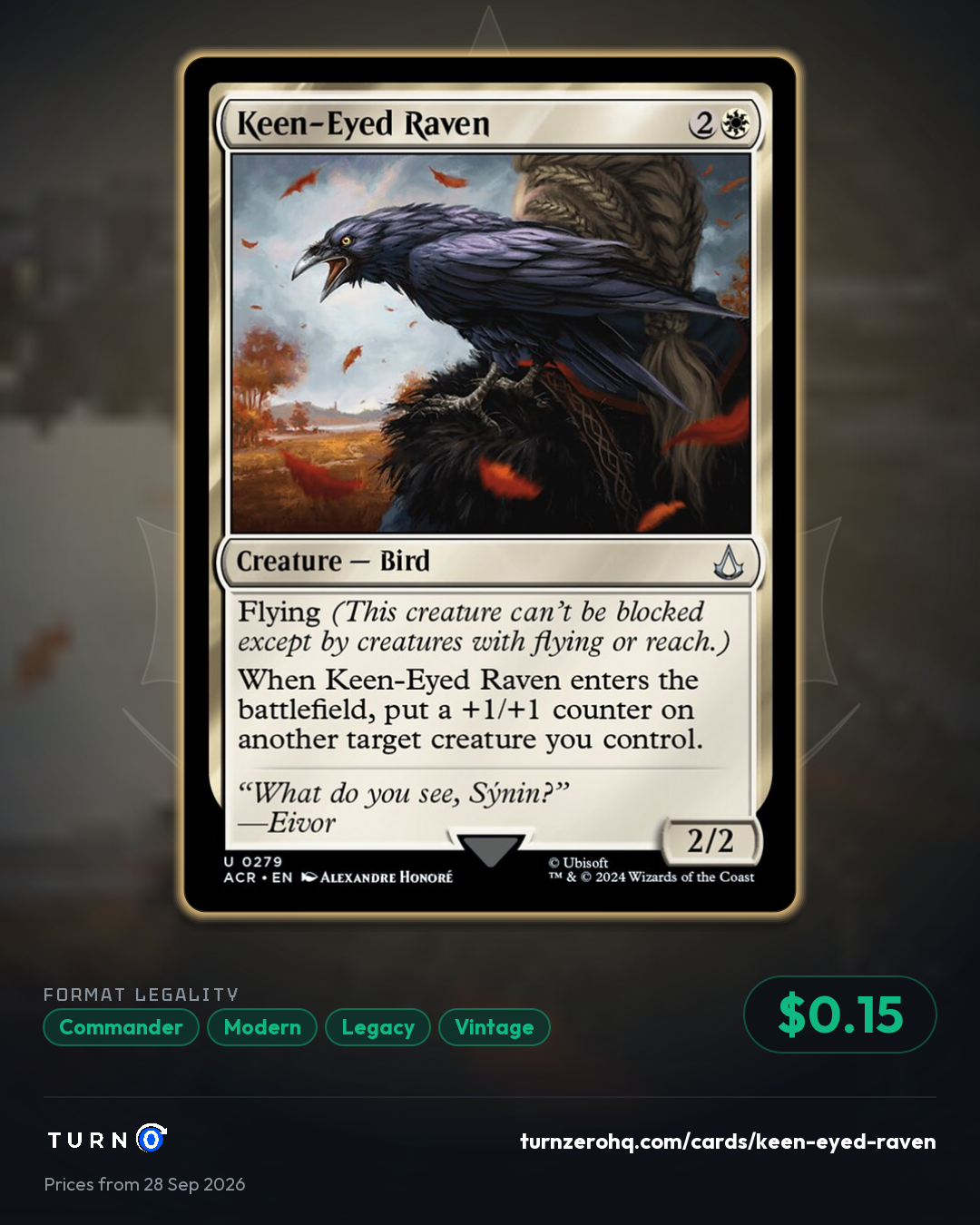 Shareable picture of Keen-Eyed Raven