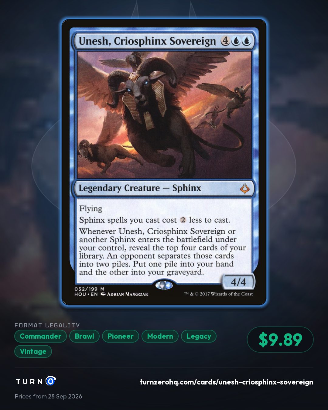 Shareable picture of Unesh, Criosphinx Sovereign