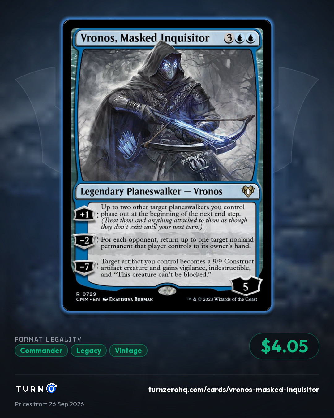 Shareable picture of Vronos, Masked Inquisitor