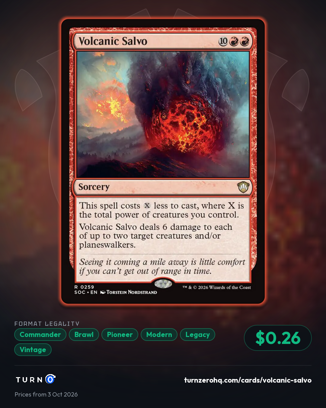 Shareable picture of Volcanic Salvo