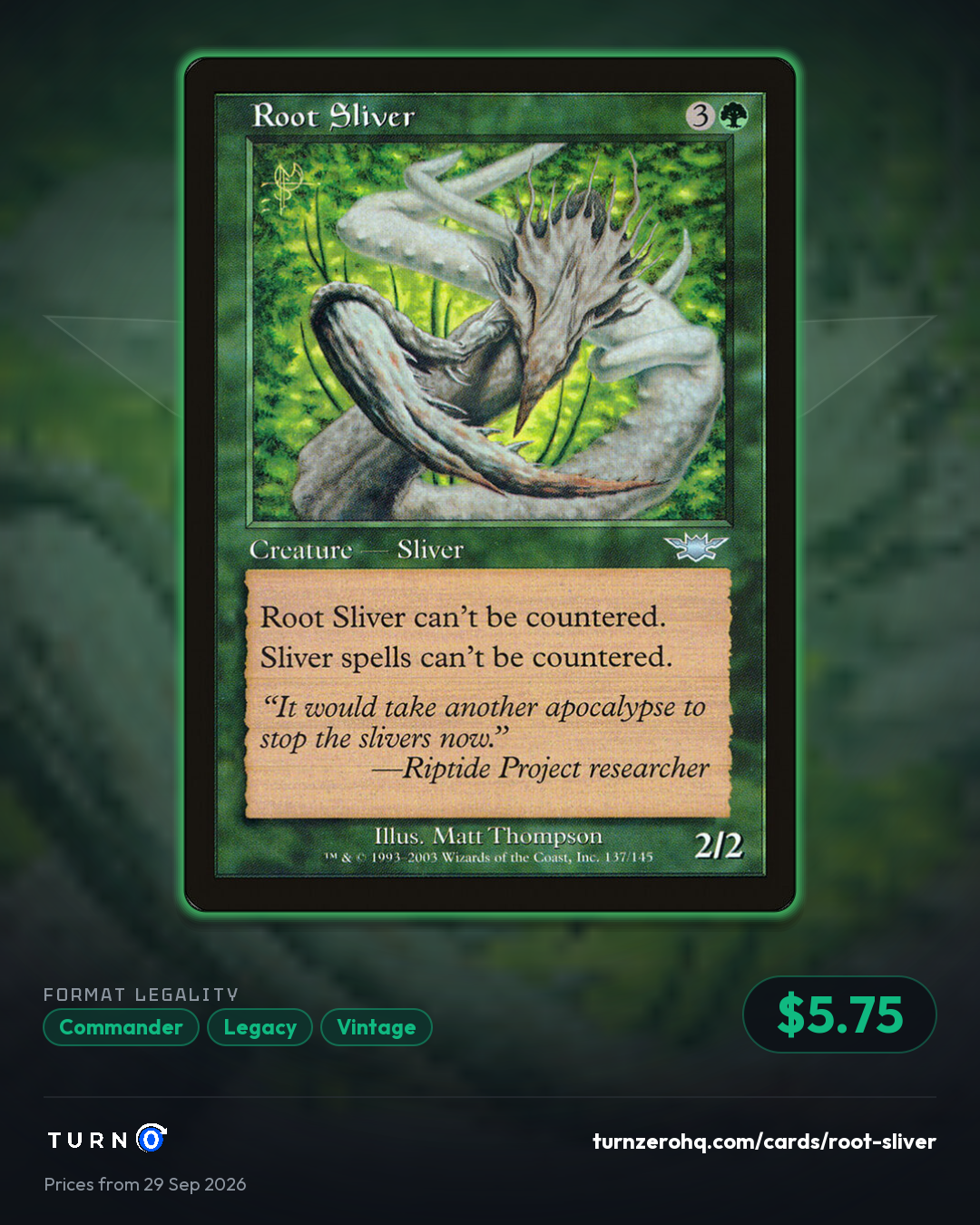 Shareable picture of Root Sliver