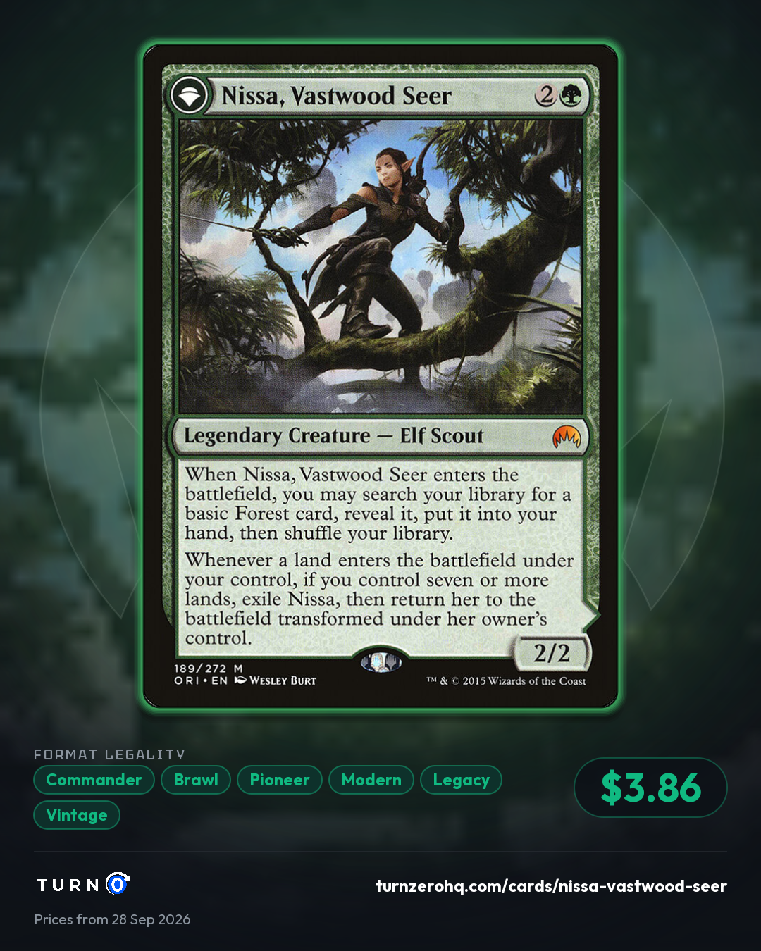 Shareable picture of Nissa, Vastwood Seer