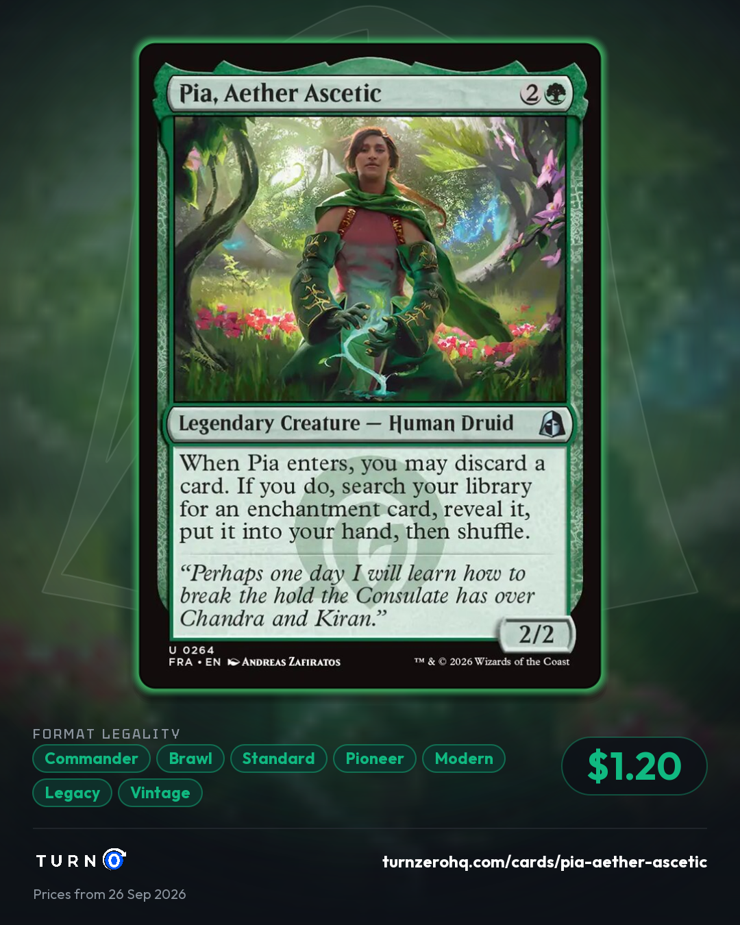 Shareable picture of Pia, Aether Ascetic
