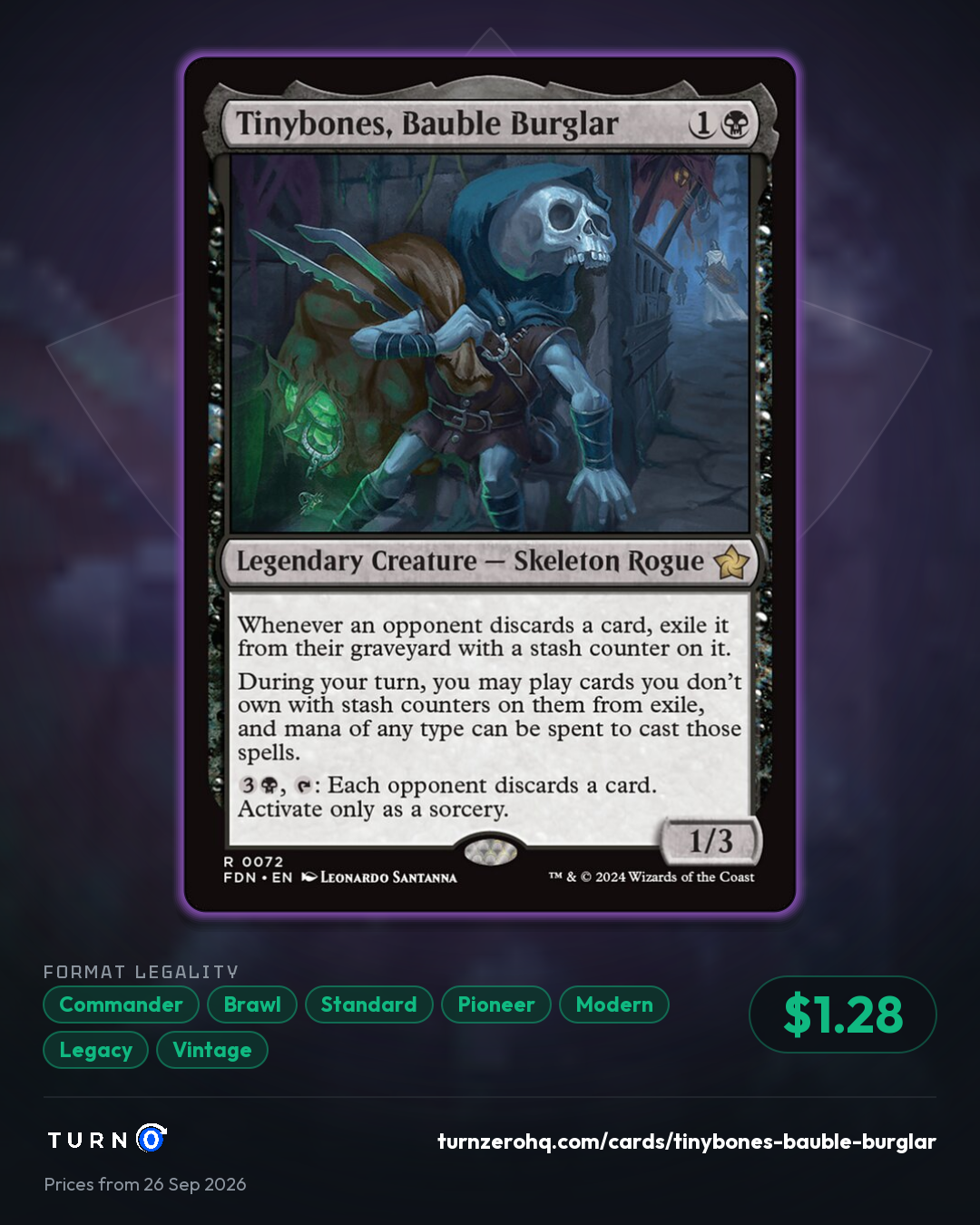 Shareable picture of Tinybones, Bauble Burglar