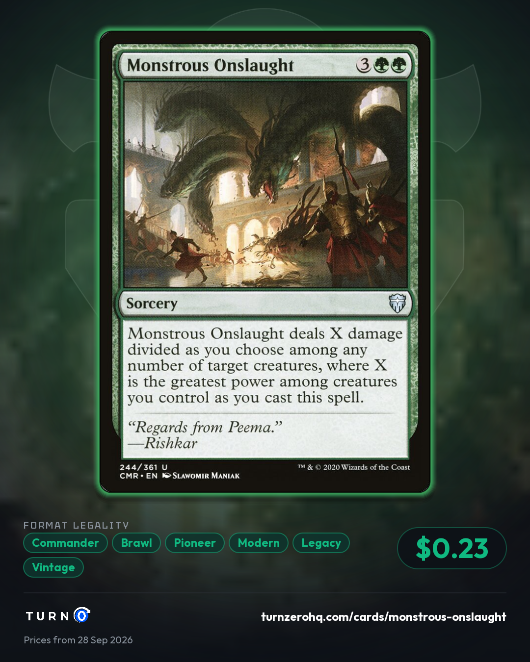 Shareable picture of Monstrous Onslaught