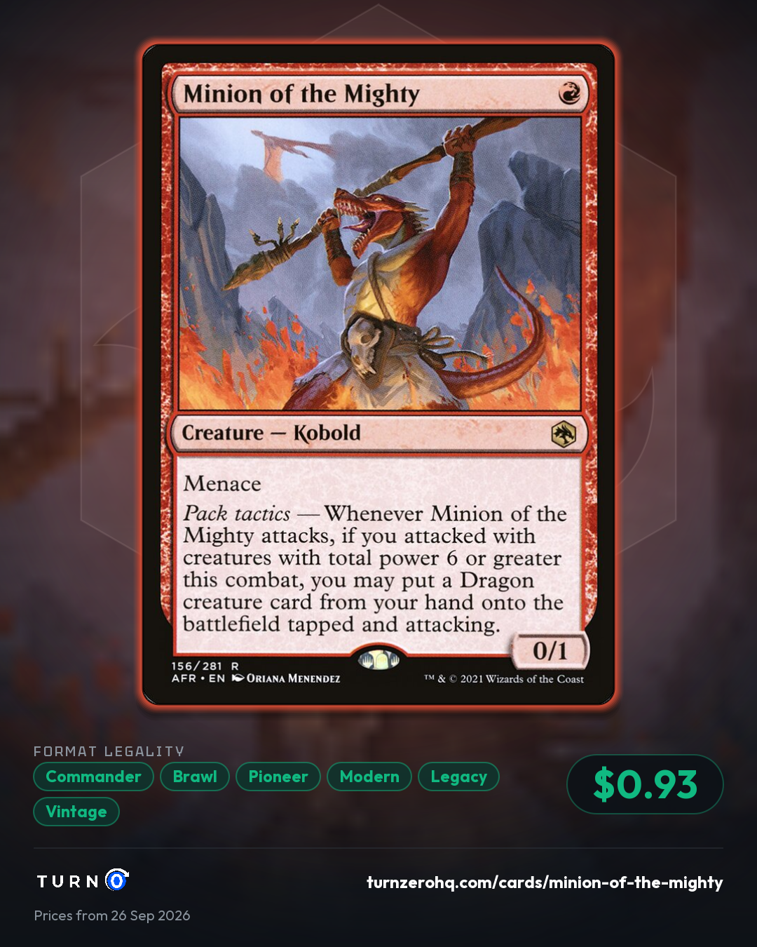 Shareable picture of Minion of the Mighty